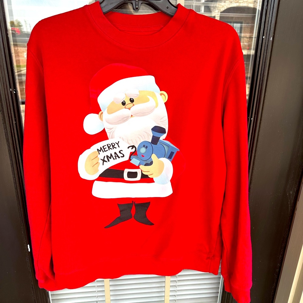 EUC Santa sweatshirt